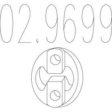 MTS 02.9699 Rubber Buffer, silencer